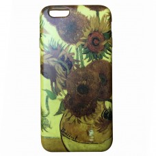 iPhone 7 4.7 - Van Gogh TPU IMD Matte Soft Full Case Printing Protective Cover Case - Sun Flower